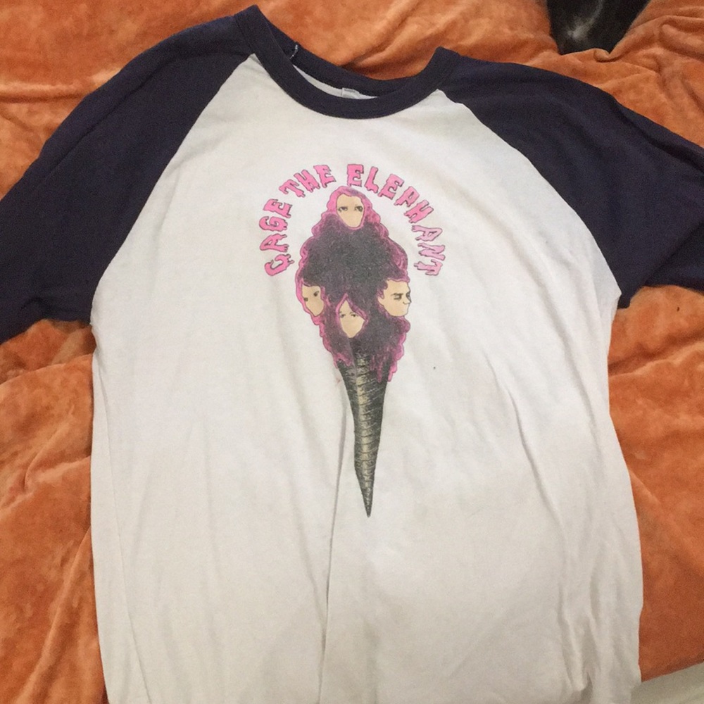 Cage the Elephant baseball tee